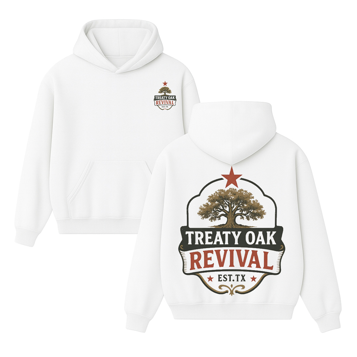 Treaty Oak Revival Unisex Cotton Hoodie