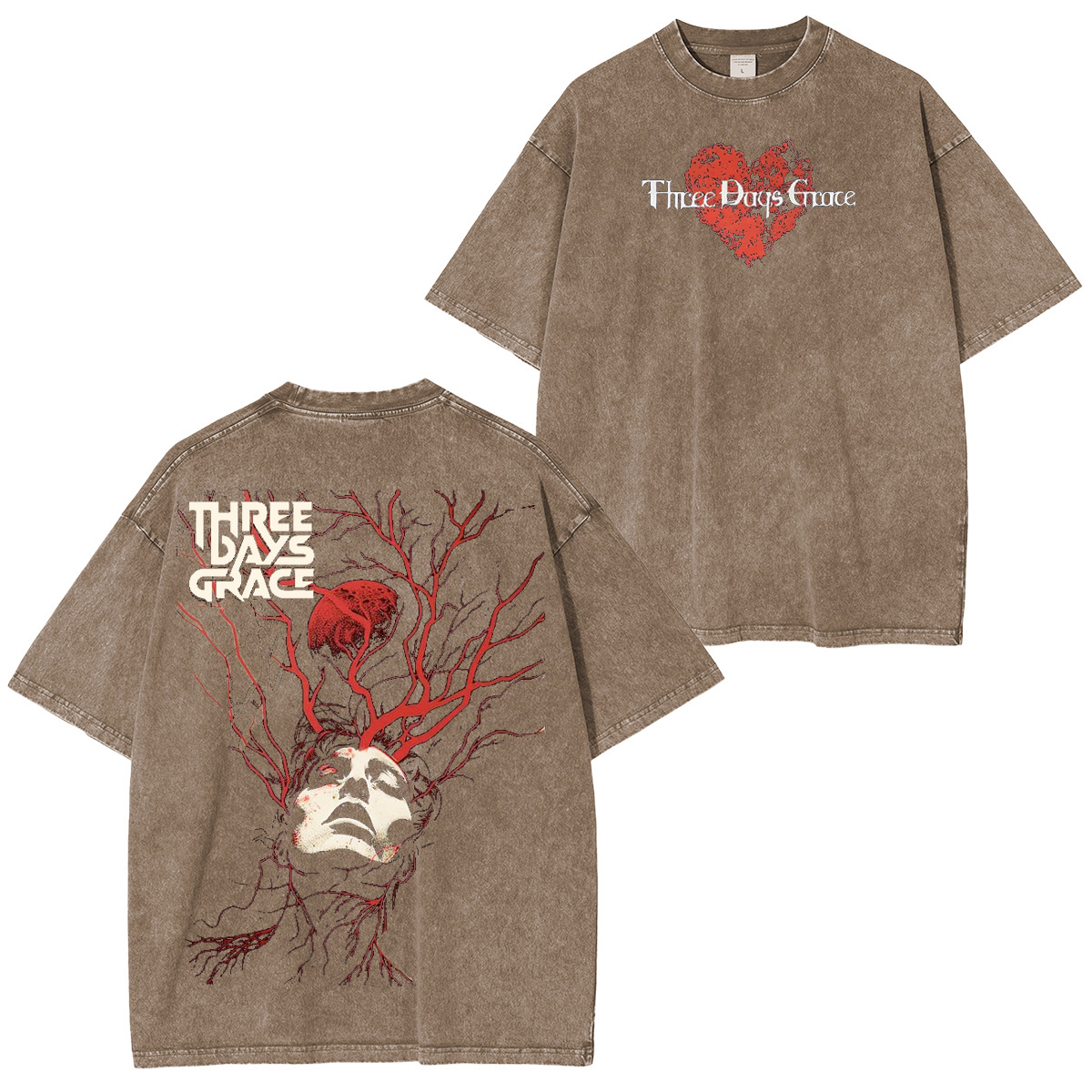 Three Days Grace Washed Unisex T-Shirt