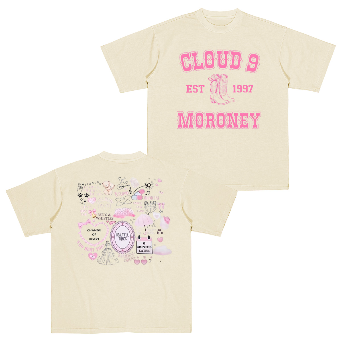 Cloud 9 Tour Megan Moroney Cotton Unisex T-shirt