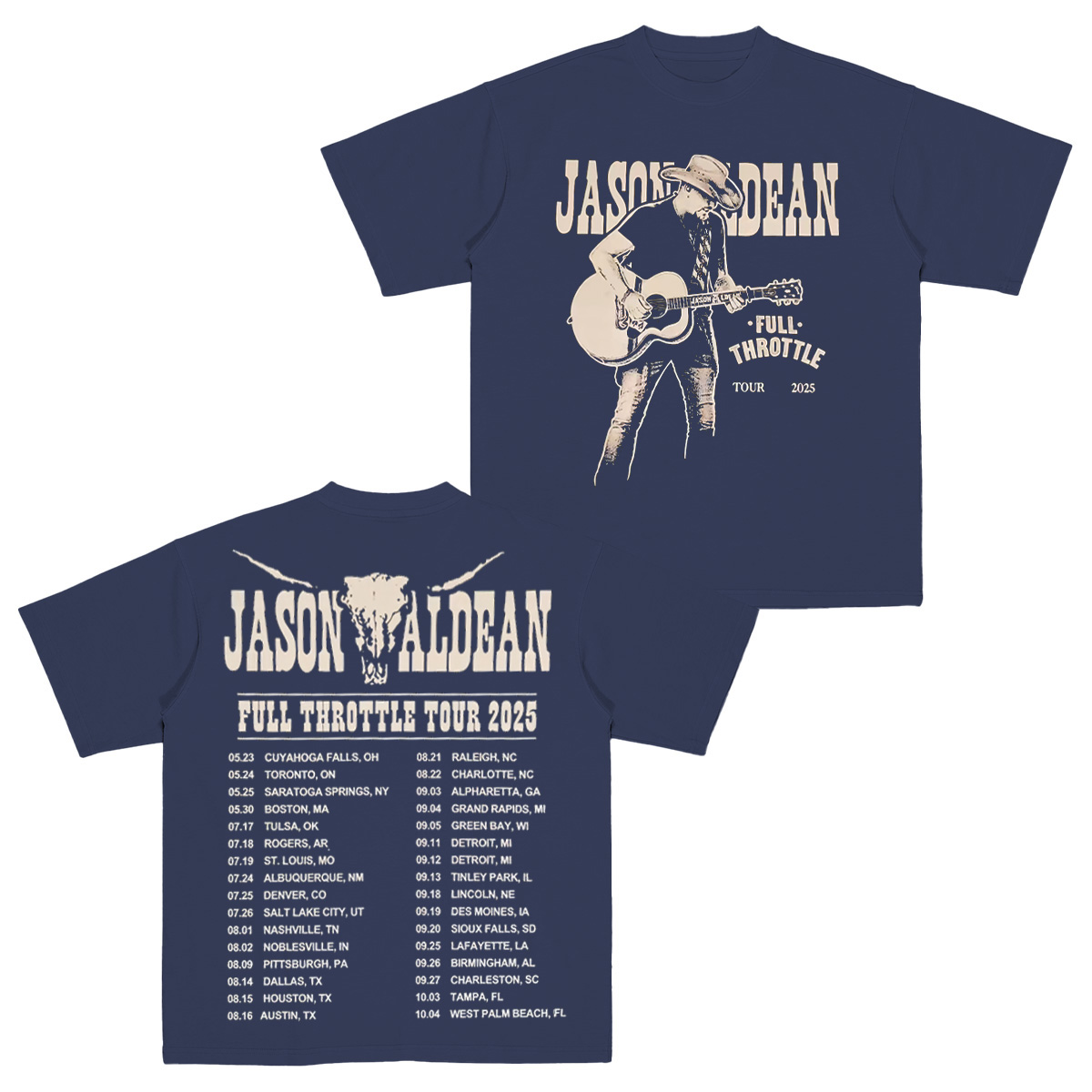 Jason Aldean Cotton Unisex T-shirt