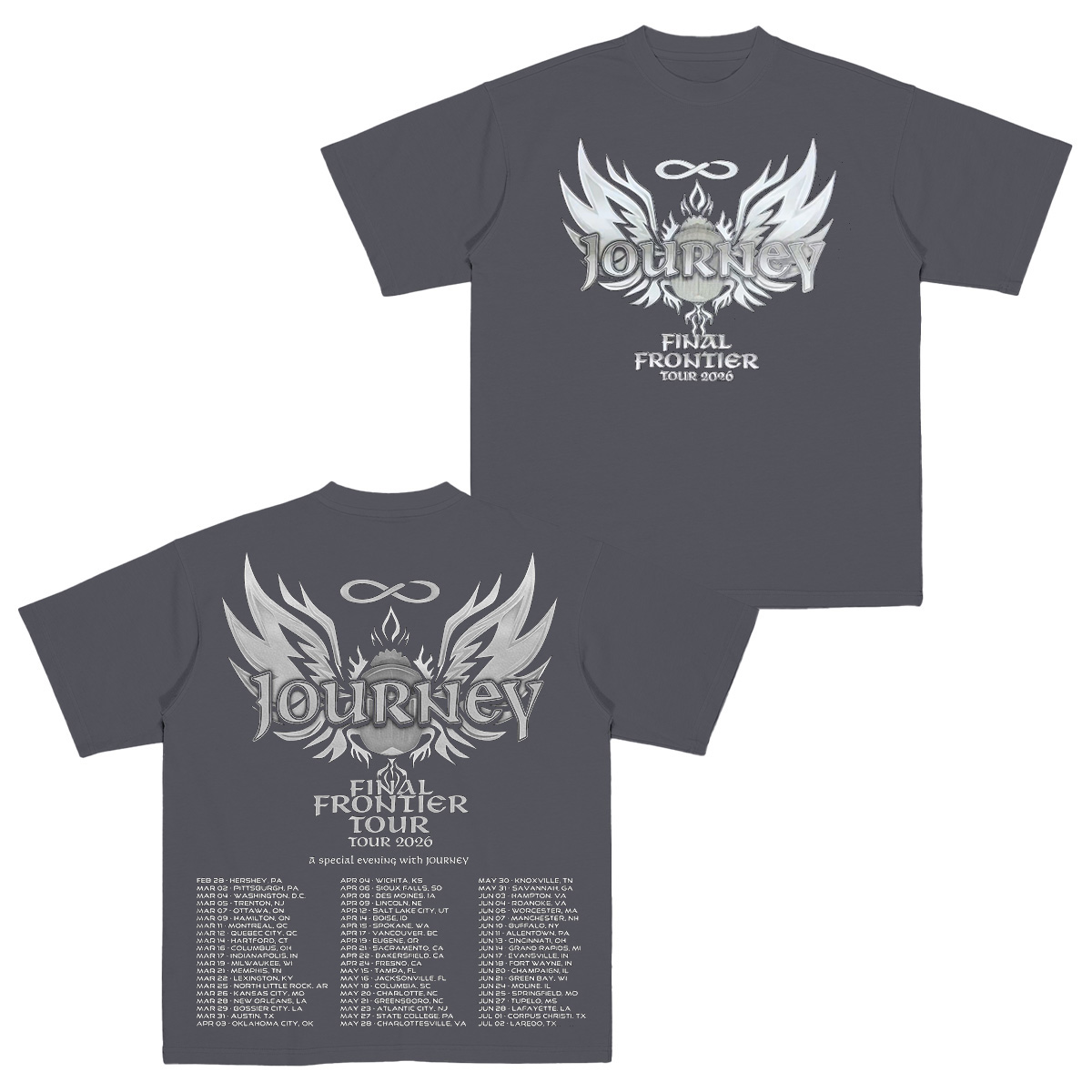 Final Frontier Tour 2026 Journey Cotton Unisex T-shirt