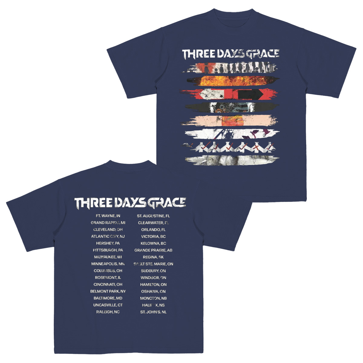 Three Days Grace Cotton Unisex T-shirt
