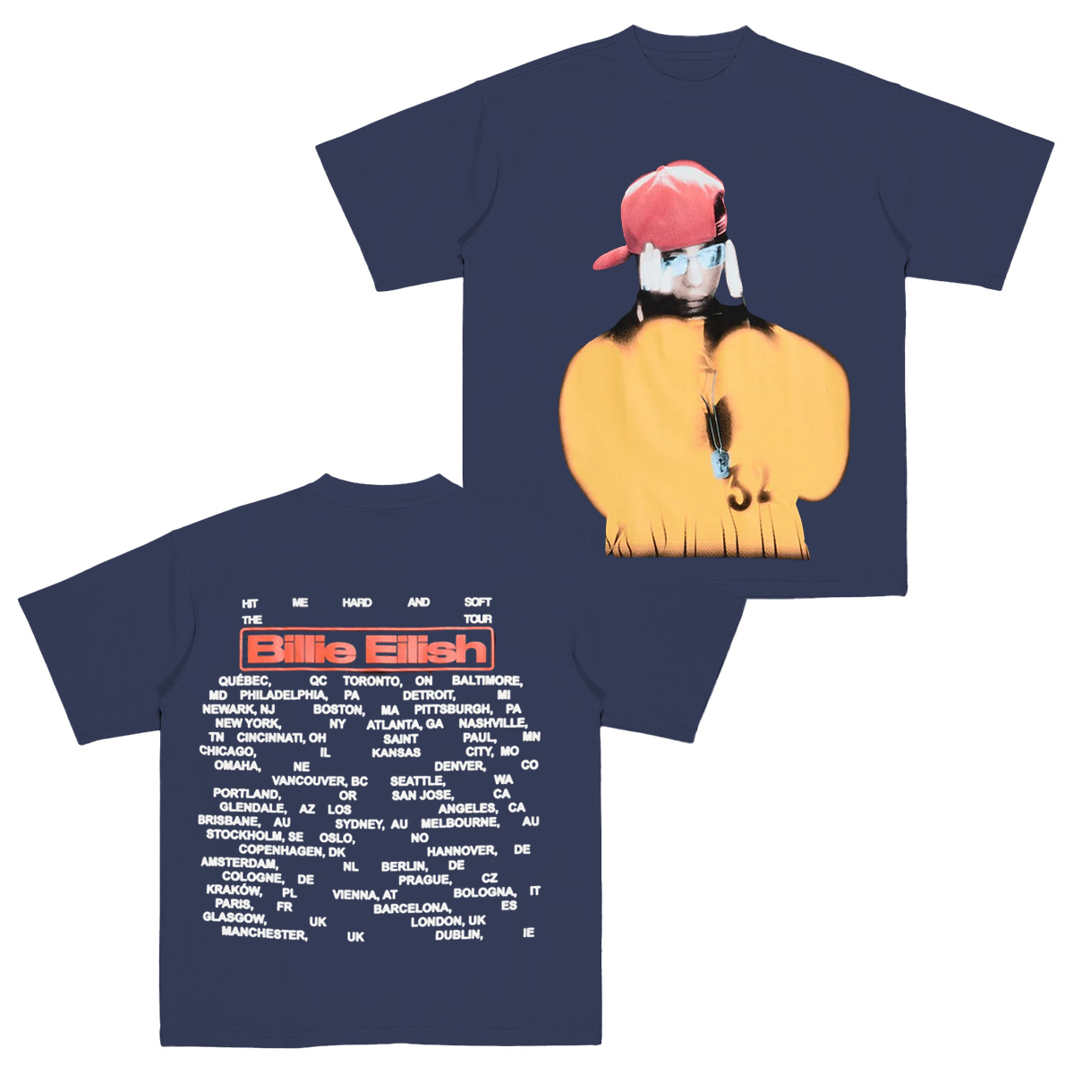 Billie Eilish Tour Cotton Unisex T-shirt