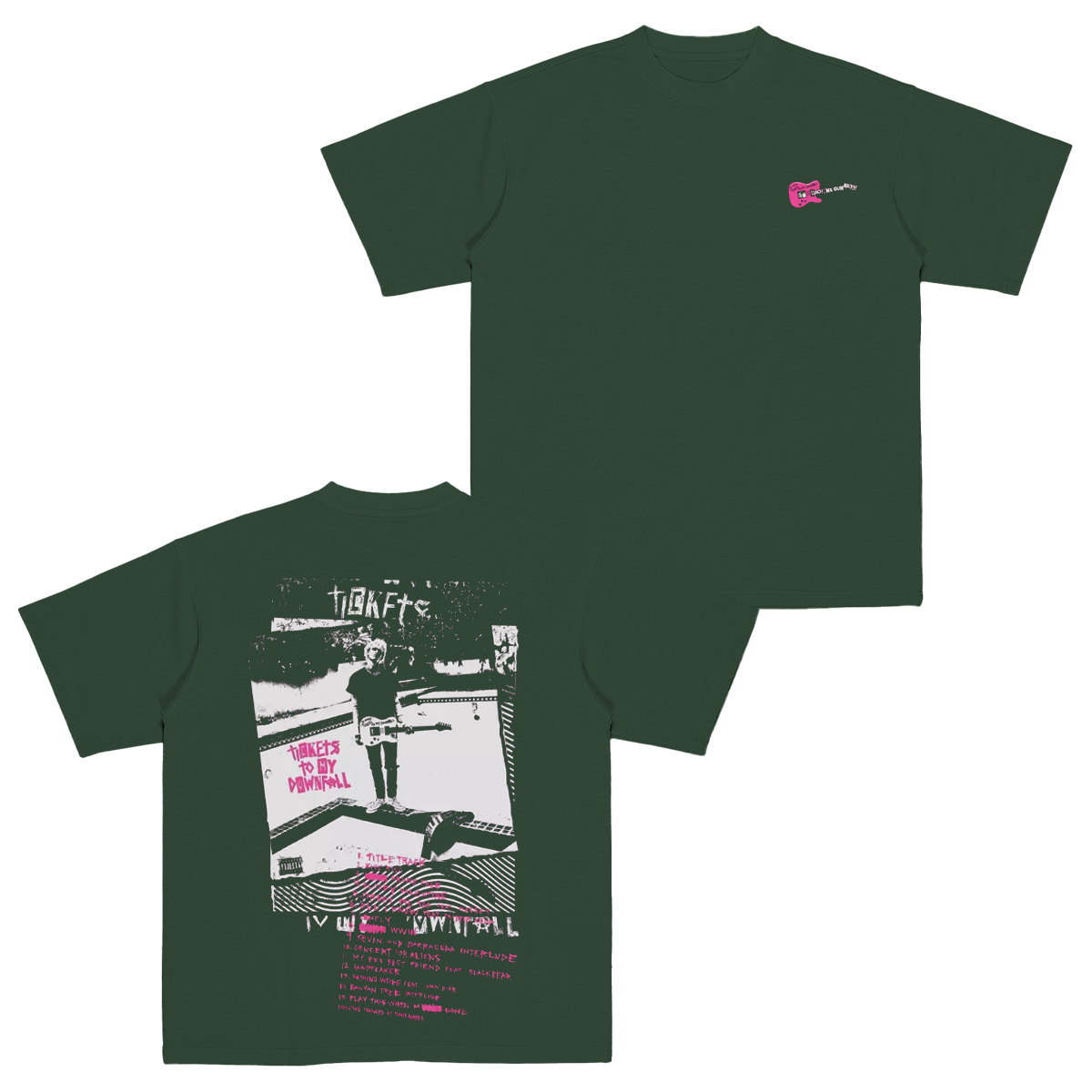 Machine Gun Kelly Tickets To My Downfall Track Listing Cotton Unisex T-shirt