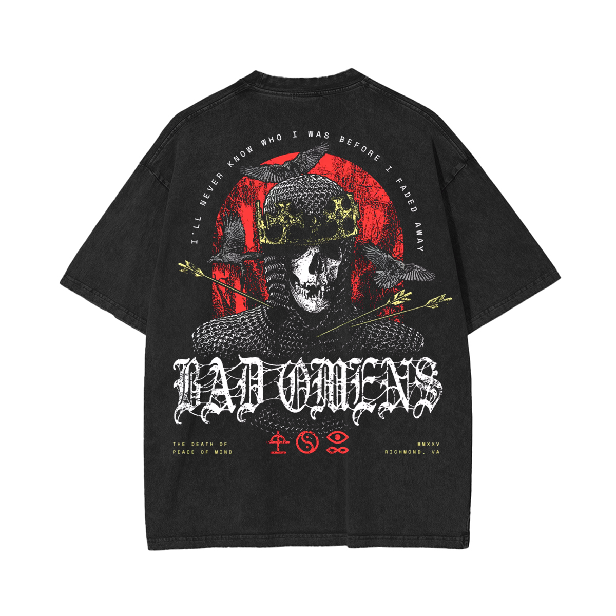 Bad Omens Death of Peace of Mind Washed Unisex T-Shirt