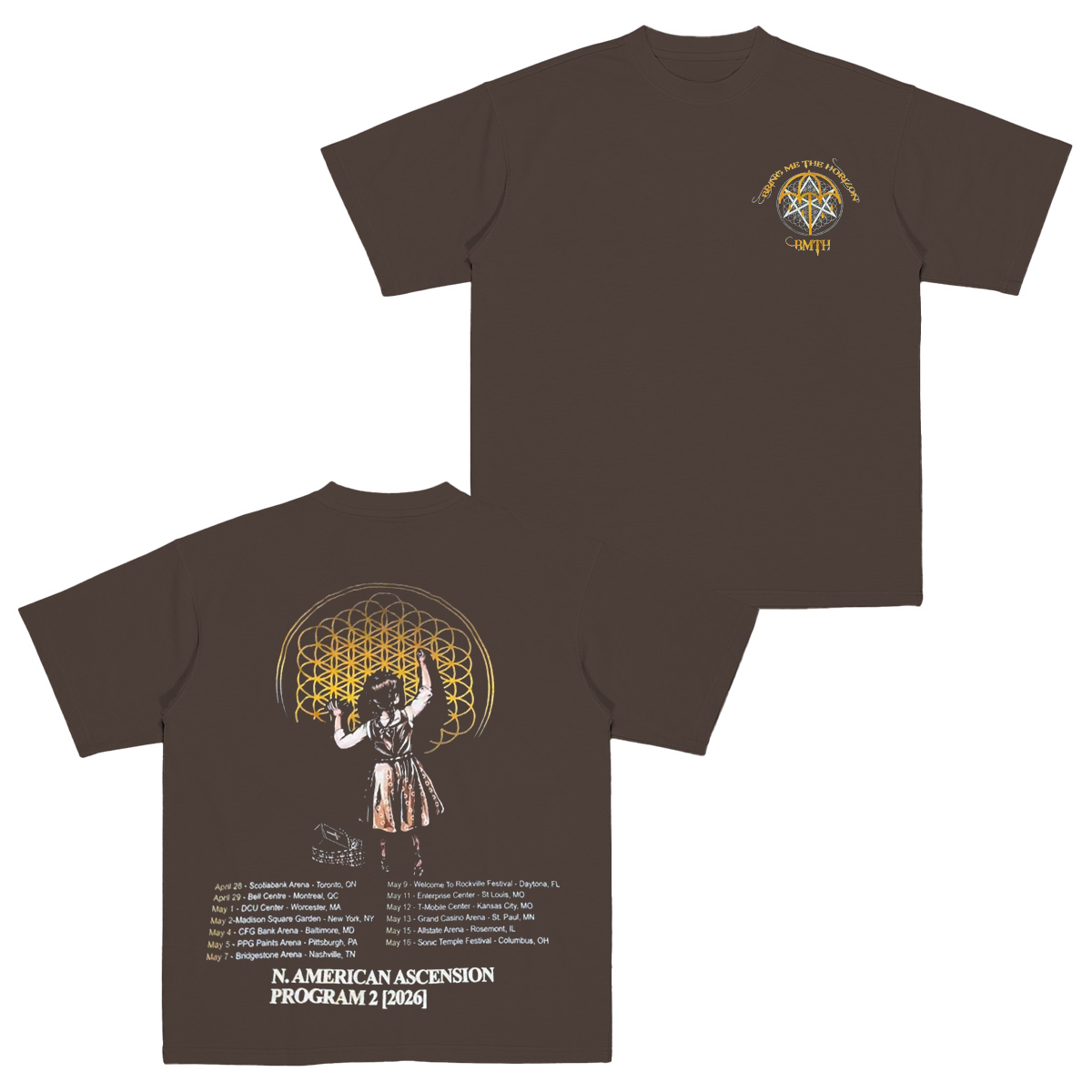 Bring Me The Horizon 2026 Cotton Unisex T-shirt