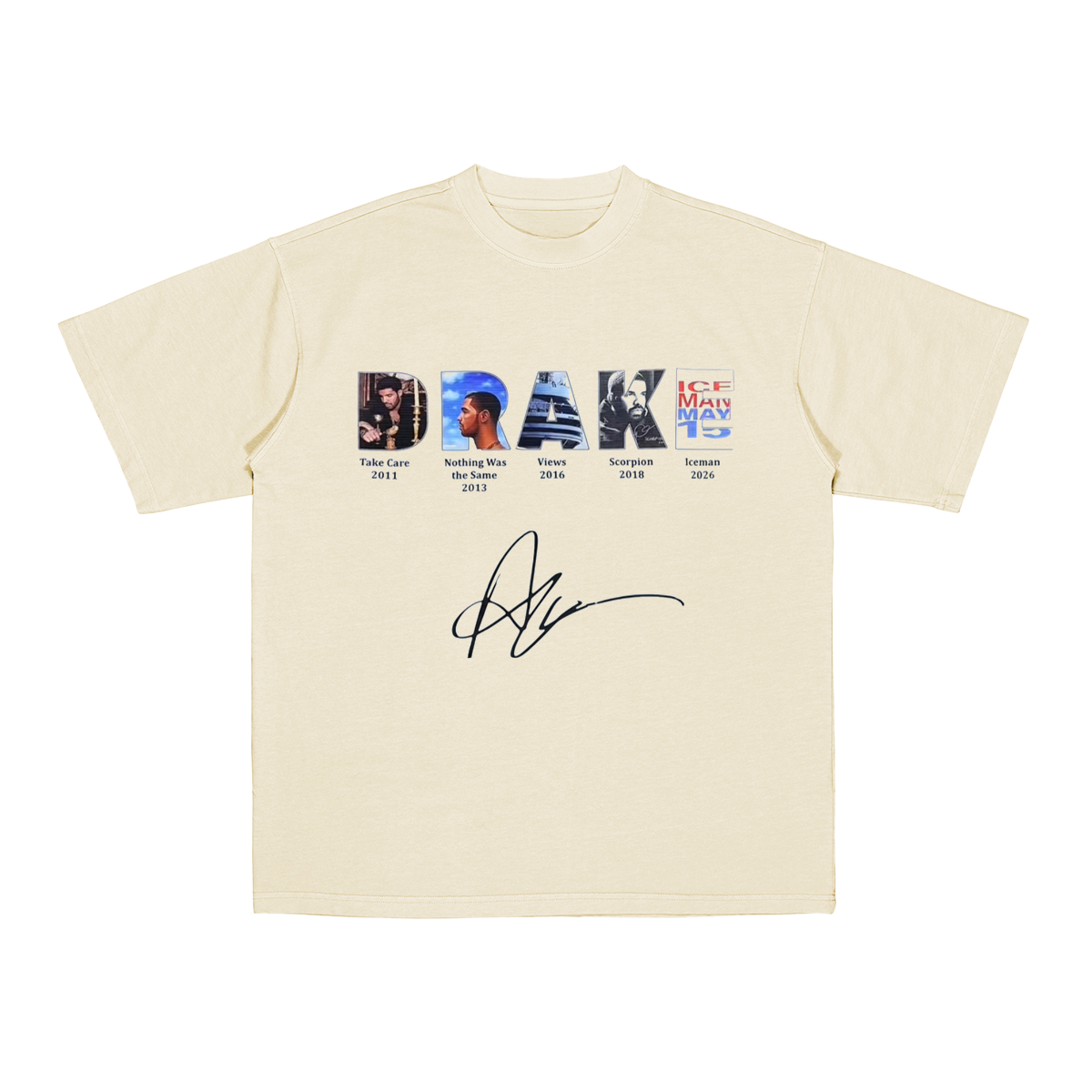 Ice Man Drake Cotton Unisex T-shirt