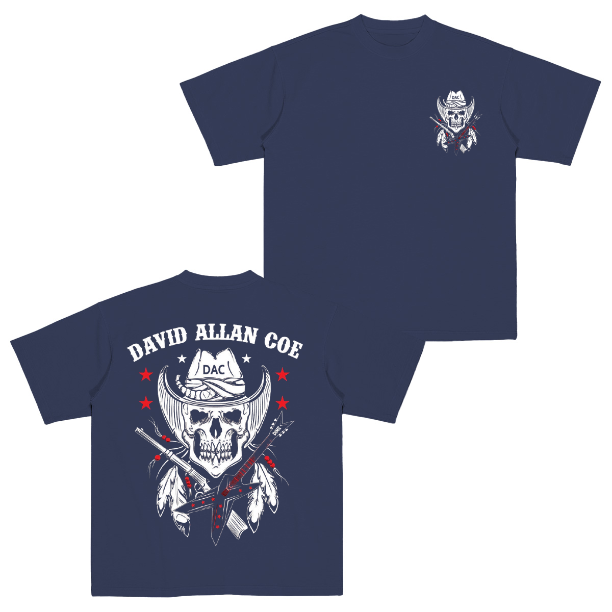 David Allan Coe Cotton Unisex T-shirt