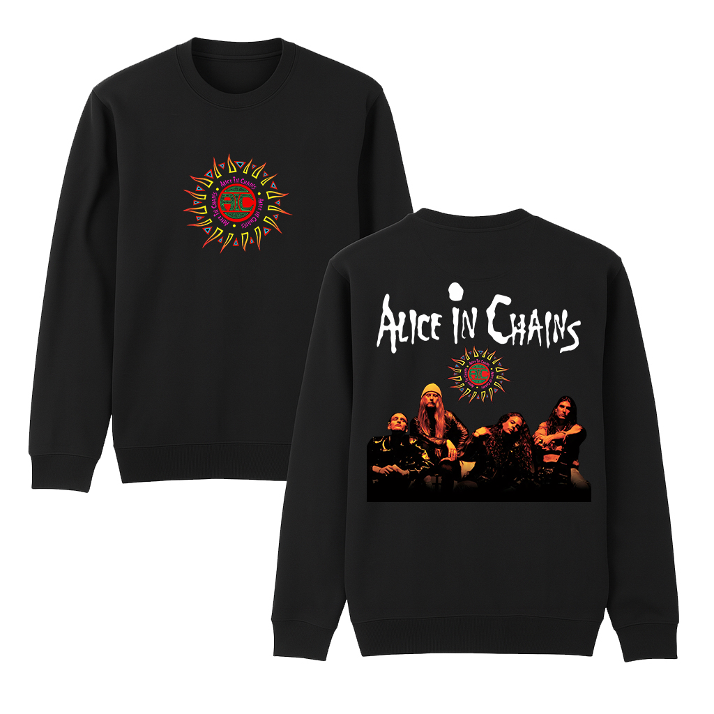 Alice In Chains Cotton Unisex Crewneck Sweatshirt