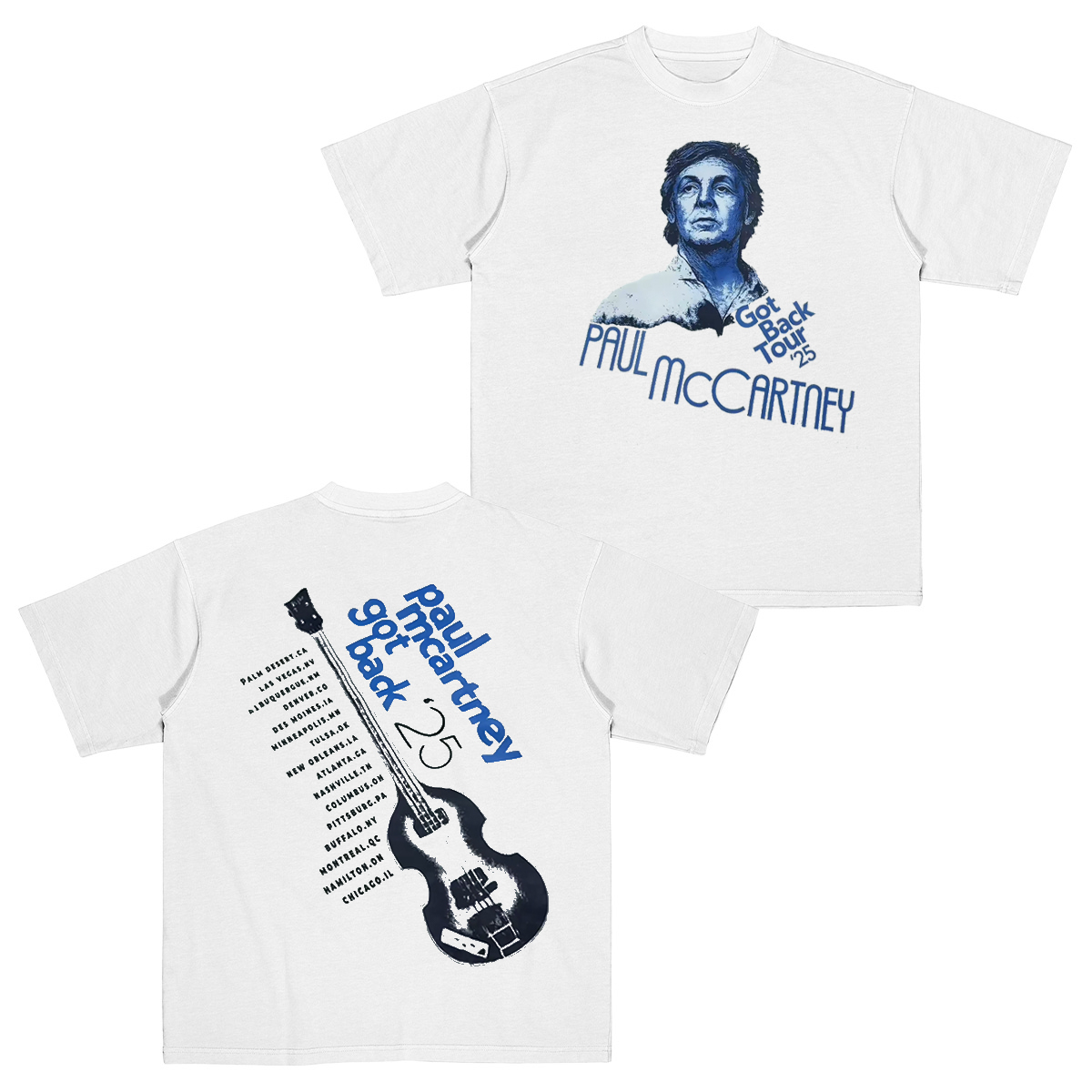 Paul McCartney Cotton Unisex T-shirt