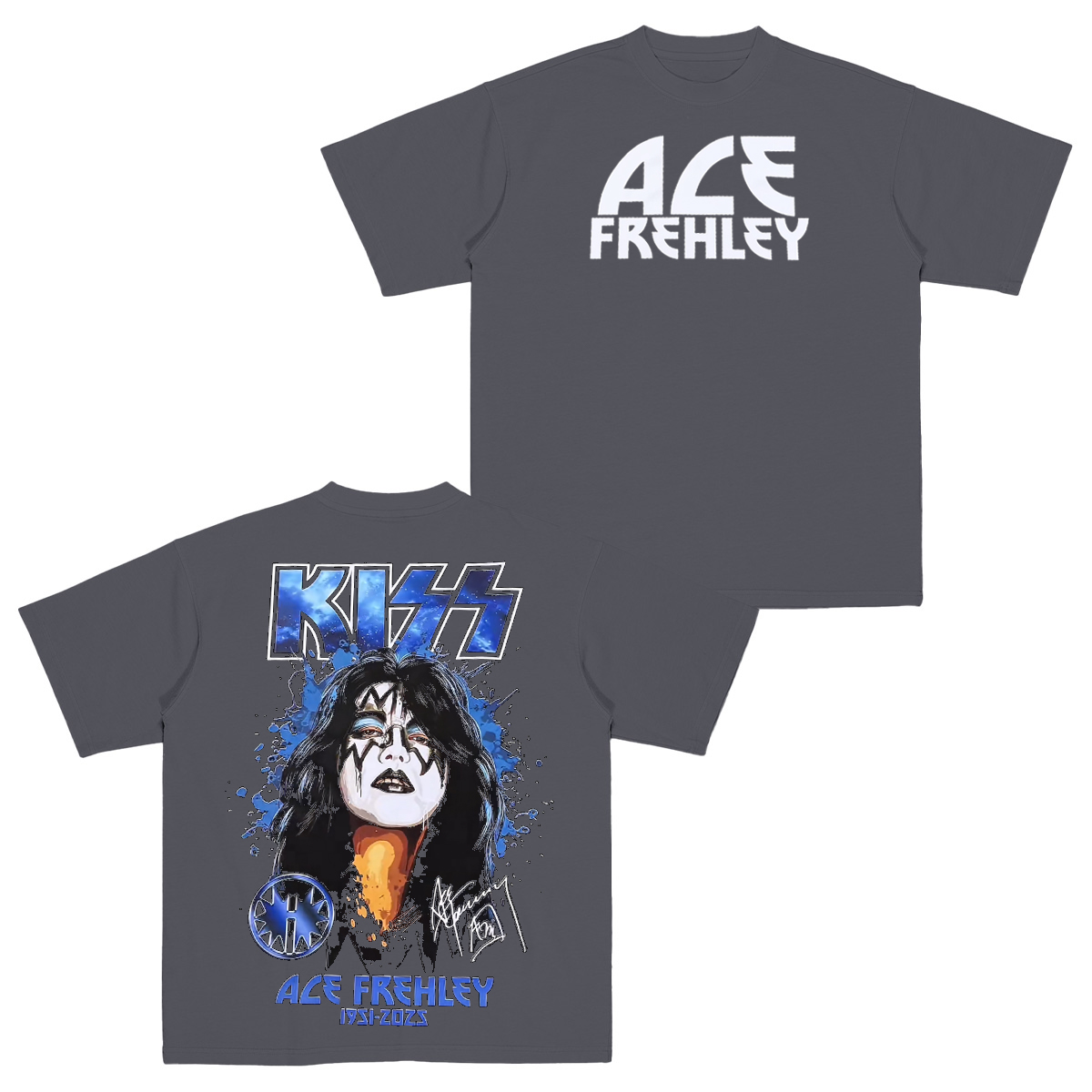 Ace Frehley KISS Band Cotton Unisex T-shirt