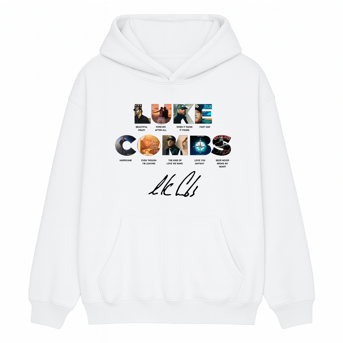 Luke Combs Unisex Cotton Hoodie