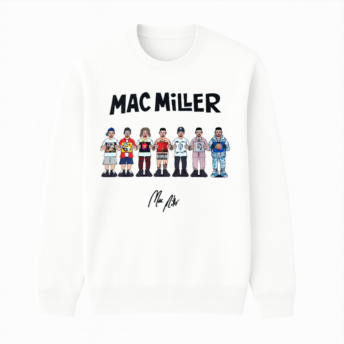 Mac Miller Unisex Cotton Creneck Sweatshirt