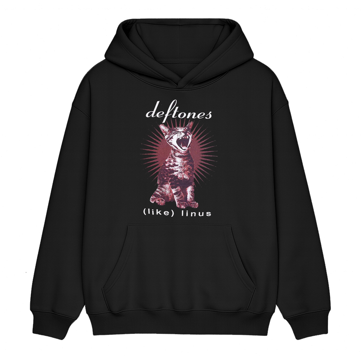 Deftones Like Linus Album Cover Boyfriend Fit Girls Cotton Unisex Hoodie