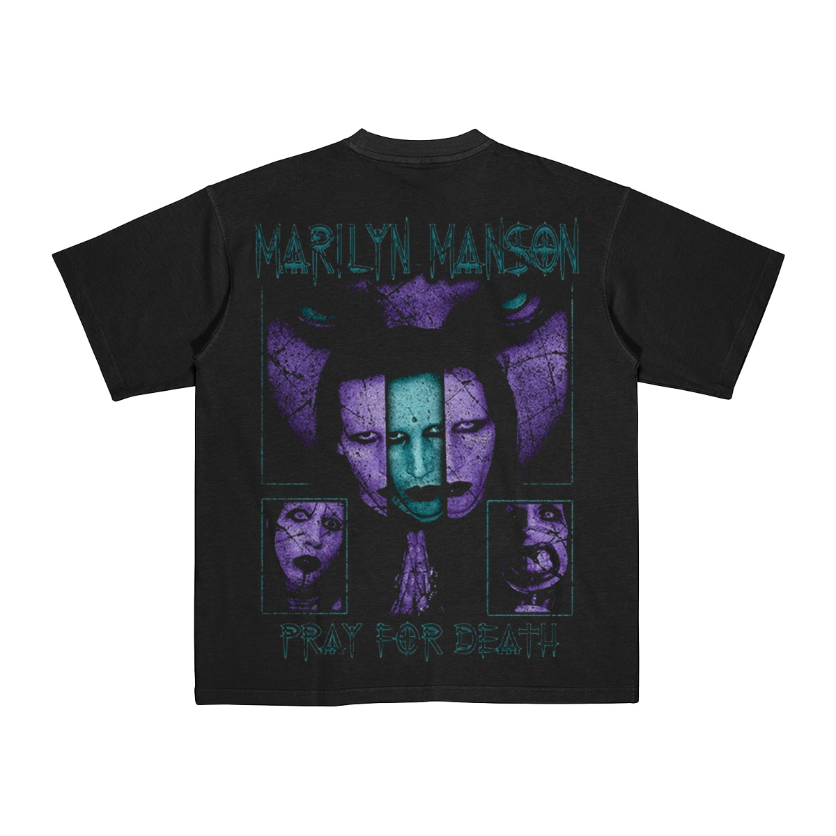 Marilyn Manson Rock Numetal Cotton Unisex T-shirt