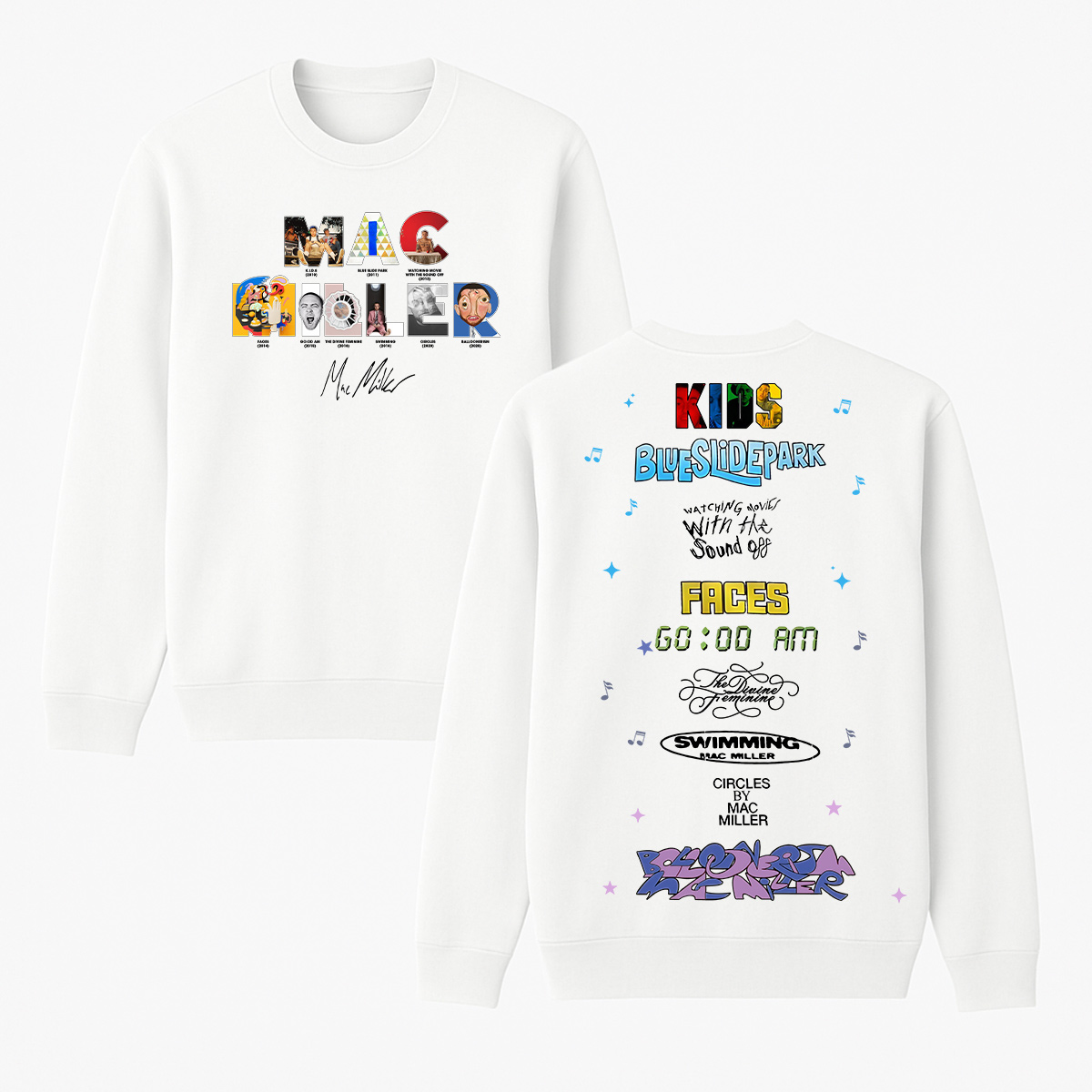 Mac Miller Unisex Cotton Creneck Sweatshirt