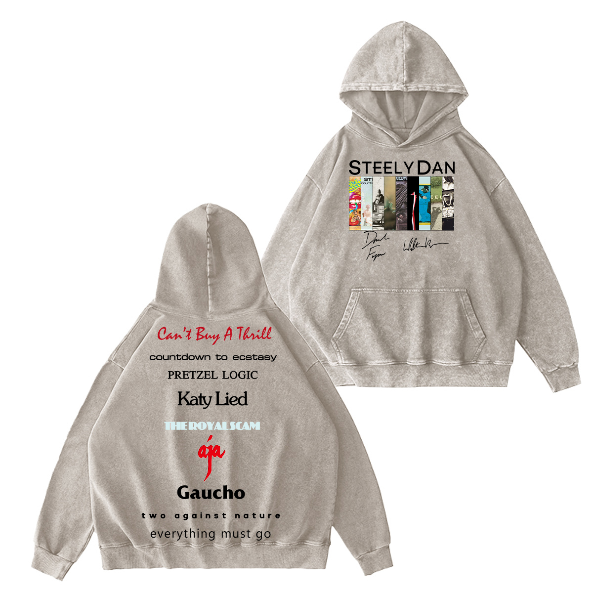 Steely Dan Washed Unisex Hoodie