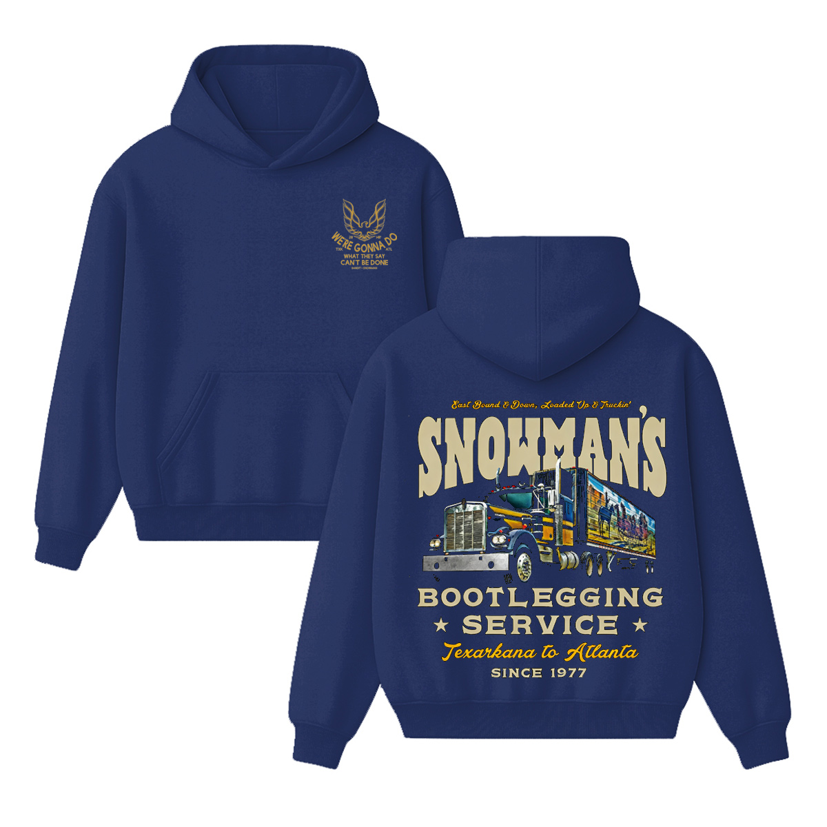 Snowman's Bootlegging Service Cotton Unisex Hoodie