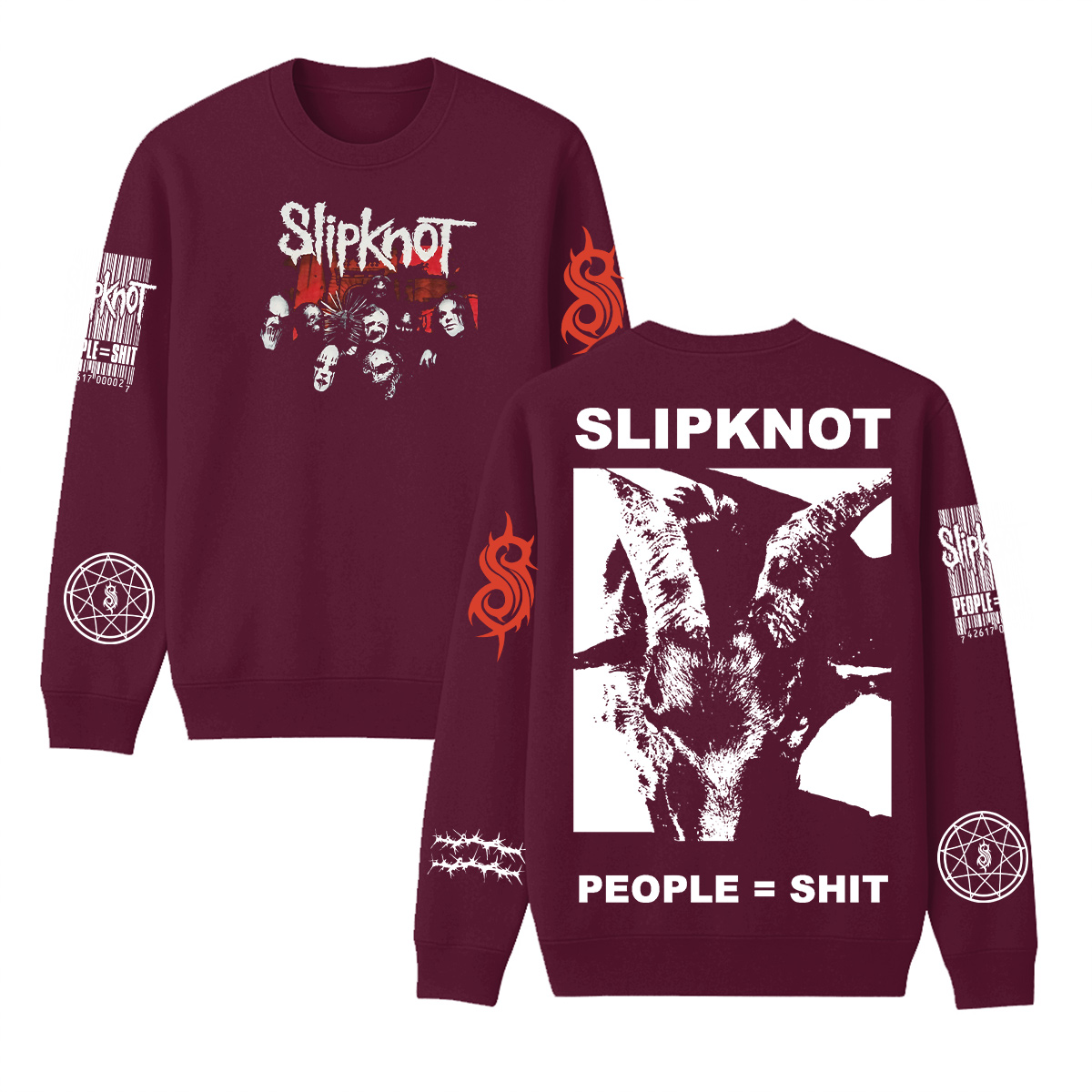 Slipknot Unisex Cotton Creneck Sweatshirt