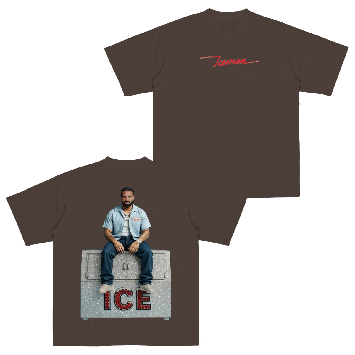 Drake iceman  Cotton Unisex T-shirt