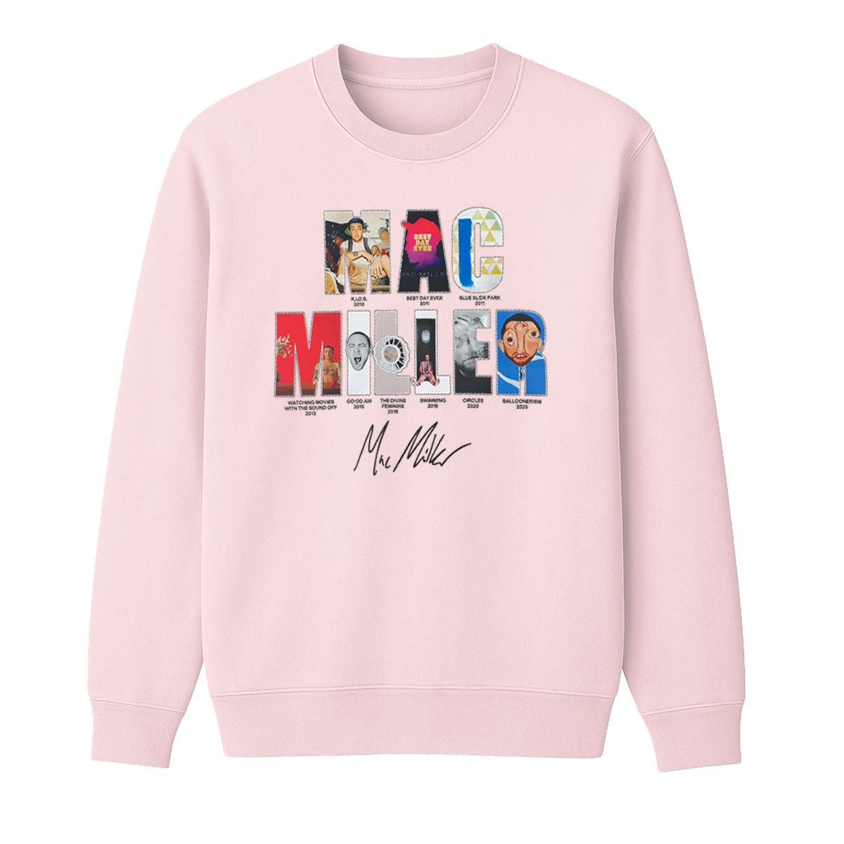 Mac Miller Unisex Cotton Creneck Sweatshirt