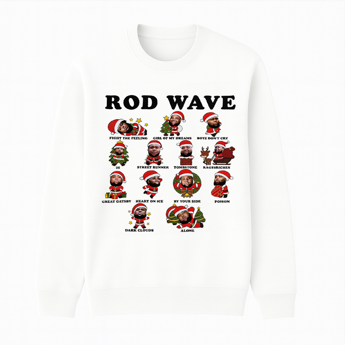 Rod Wave Unisex Cotton Creneck Sweatshirt