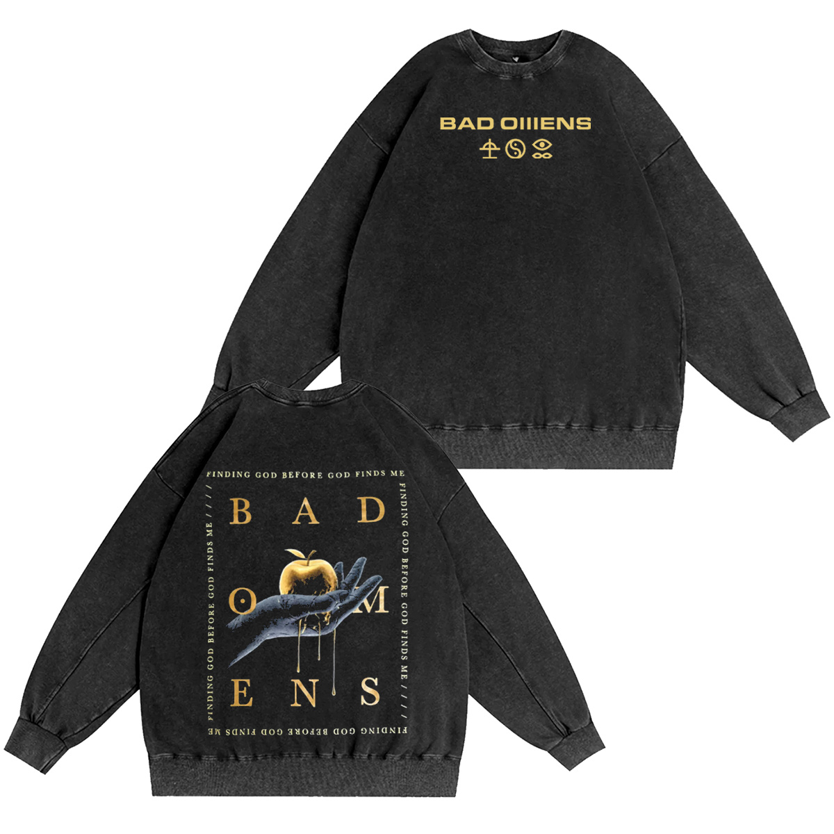 Bad Omens Unisex Washed Crewneck Sweatshirt