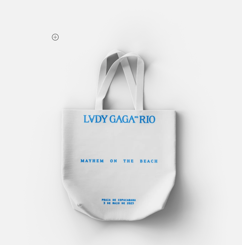 Lady Gaga White Tote