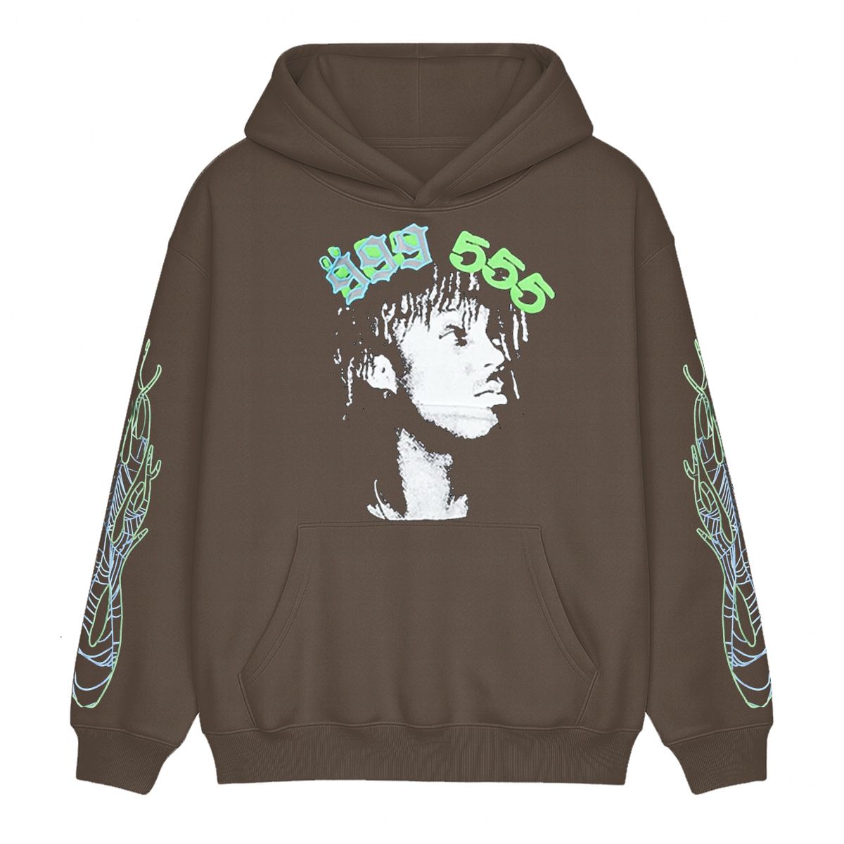 Juice WRLD x Sp5der Cotton Unisex Hoodie