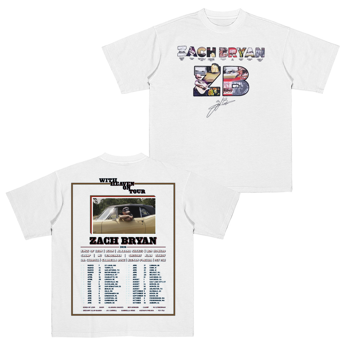 Zach Bryan Cotton Unisex T-shirt