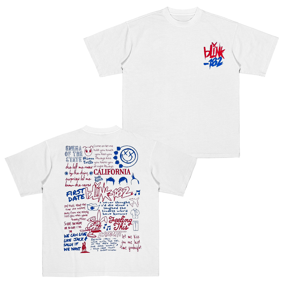 Blink 182 Cotton Unisex T-shirt