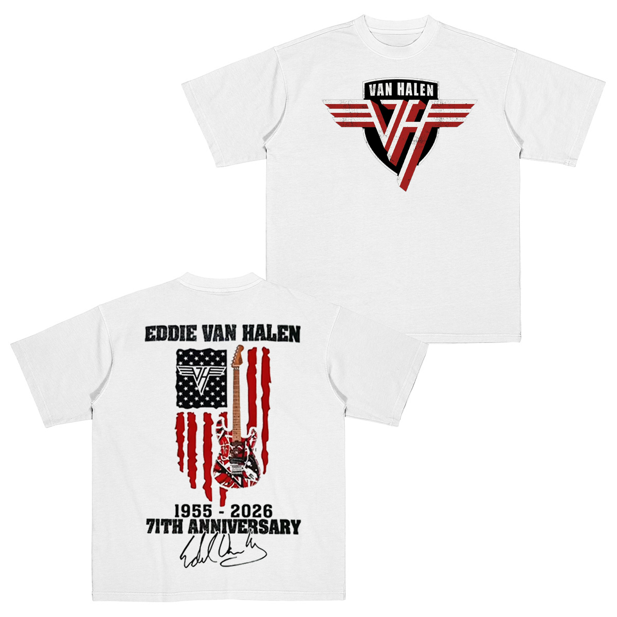 Eddie Van Halen Cotton Unisex T-shirt