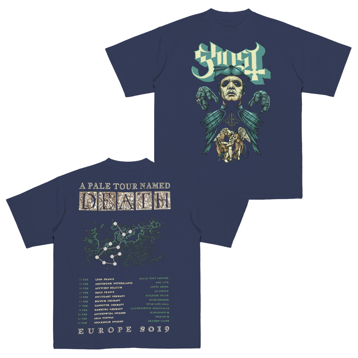 Ghost Cotton Unisex T-shirt