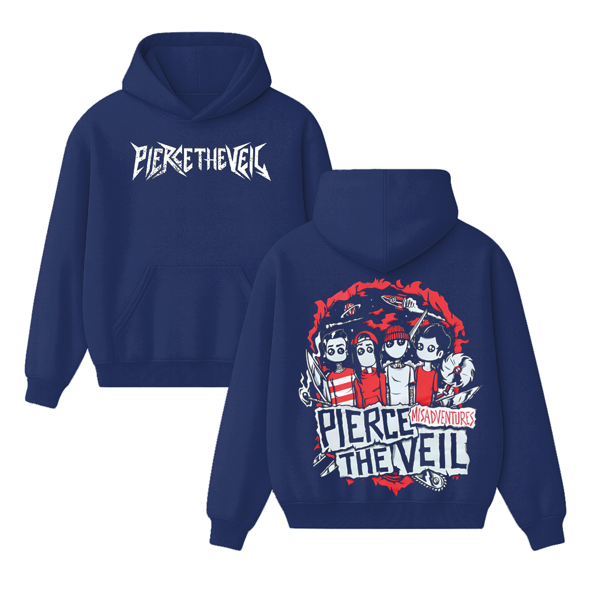 Pierce The Veil Unisex Cotton Hoodie