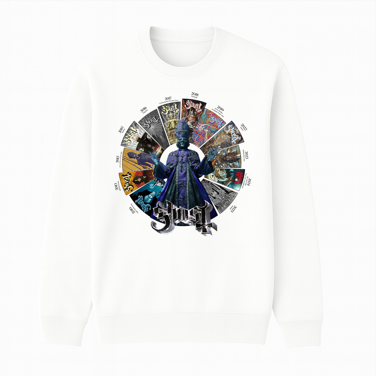 Ghost Cotton Unisex Crewneck Sweatshirt