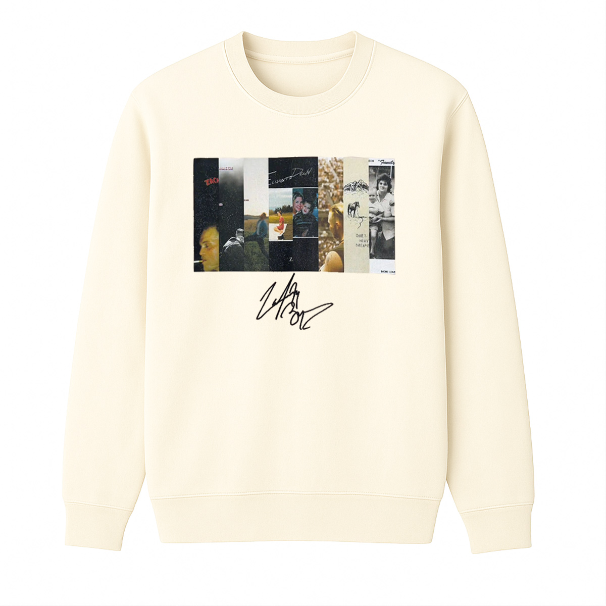 Zach Bryan Cotton Unisex Crewneck Sweatshirt