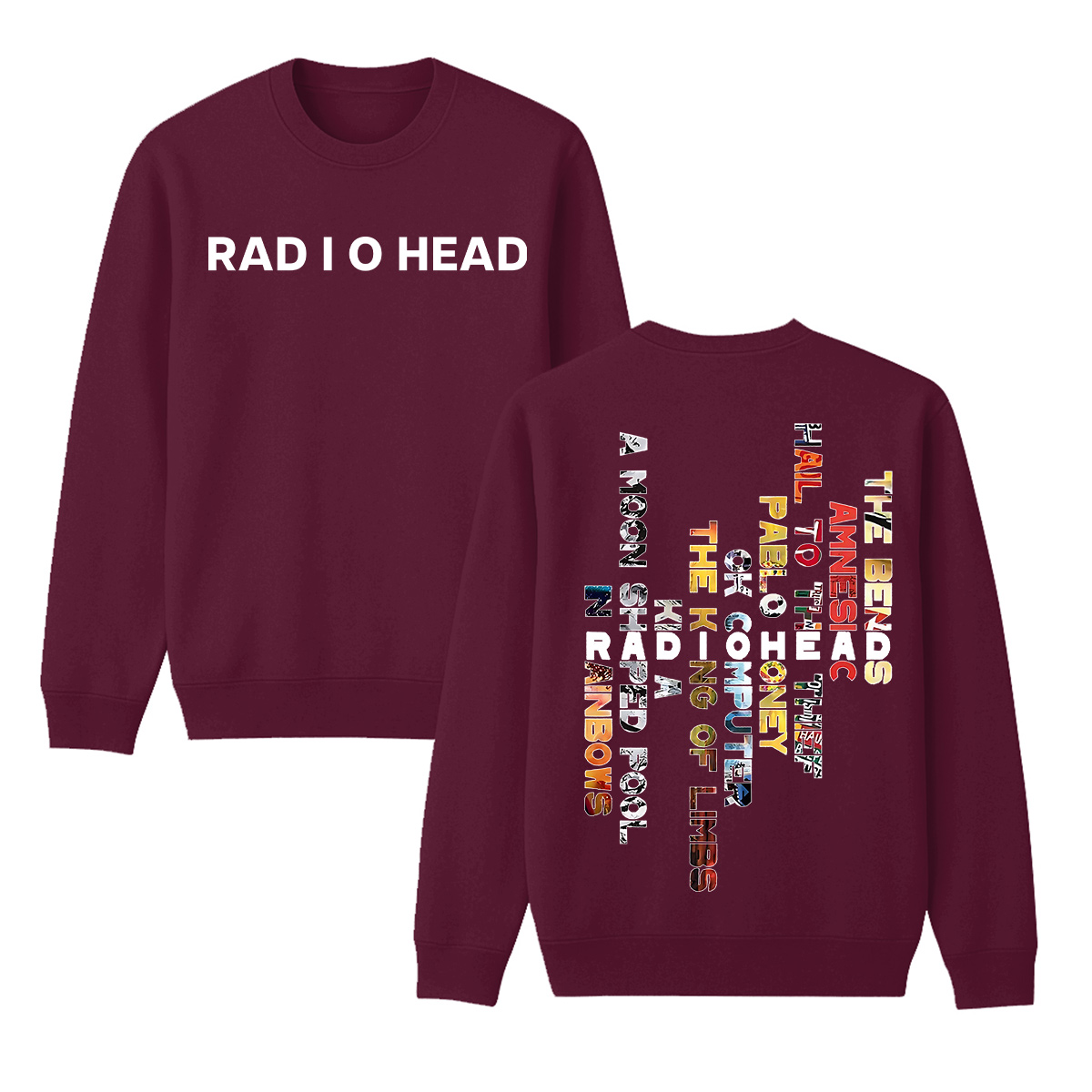 Radiohead Unisex Cotton Creneck Sweatshirt
