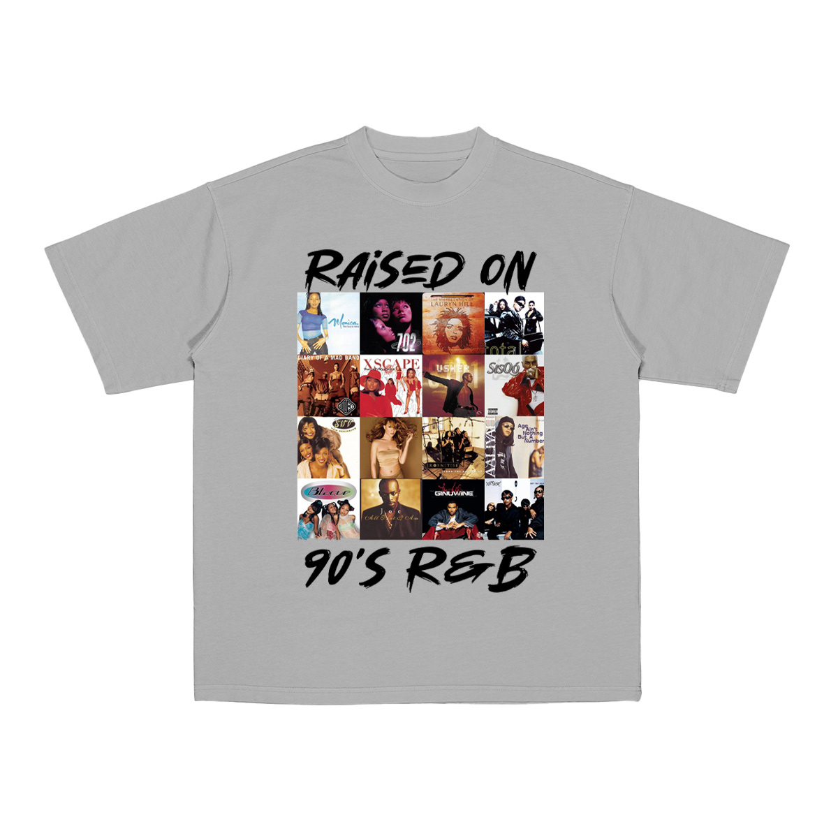 Raised on 90's R&B Cotton Unisex T-shirt