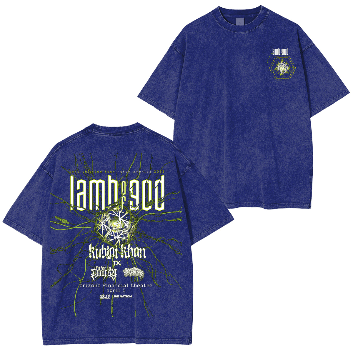 Lamb Of God America 2026 Washed Unisex T-Shirt