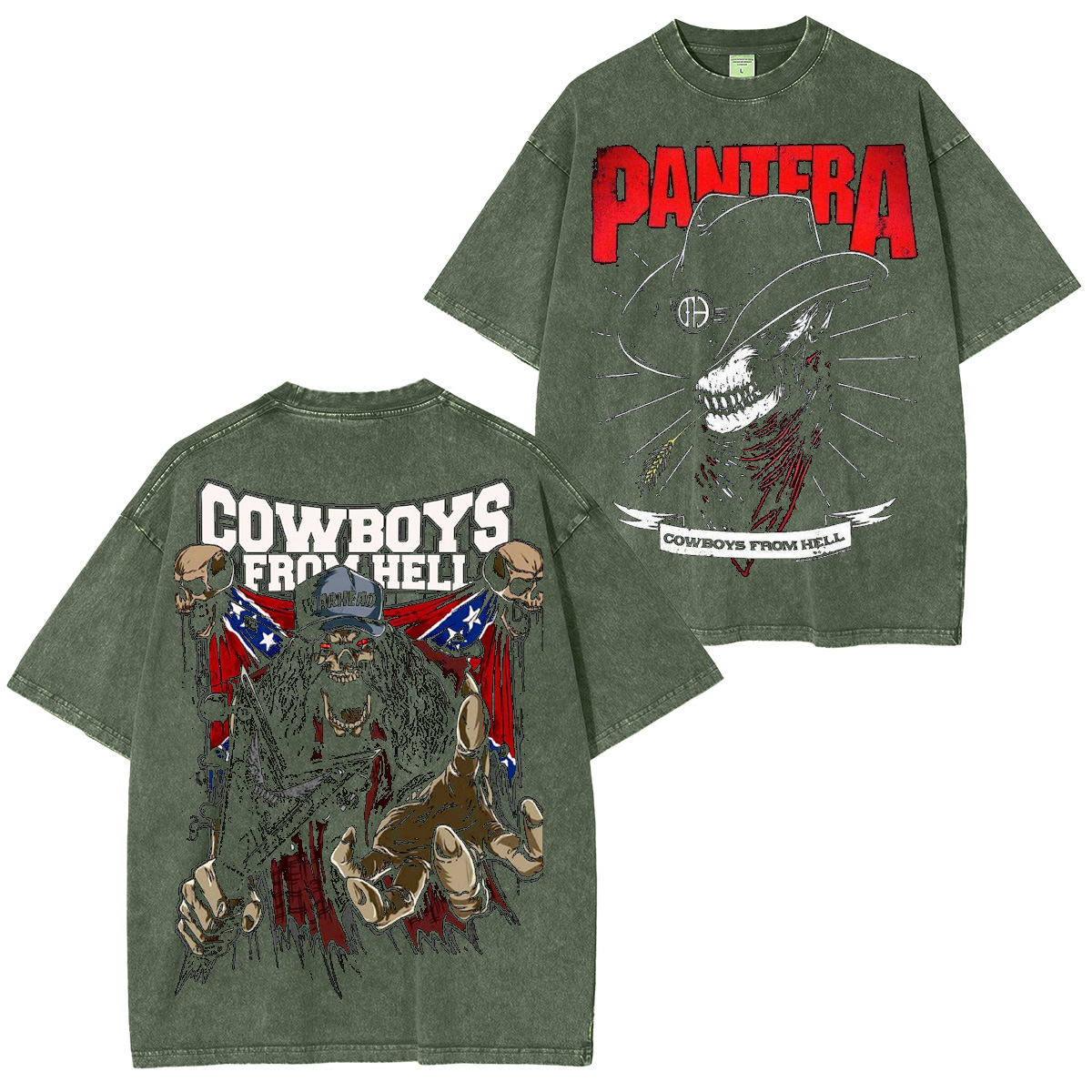 Cowboys from Hell Pantera Washed Unisex T-Shirt