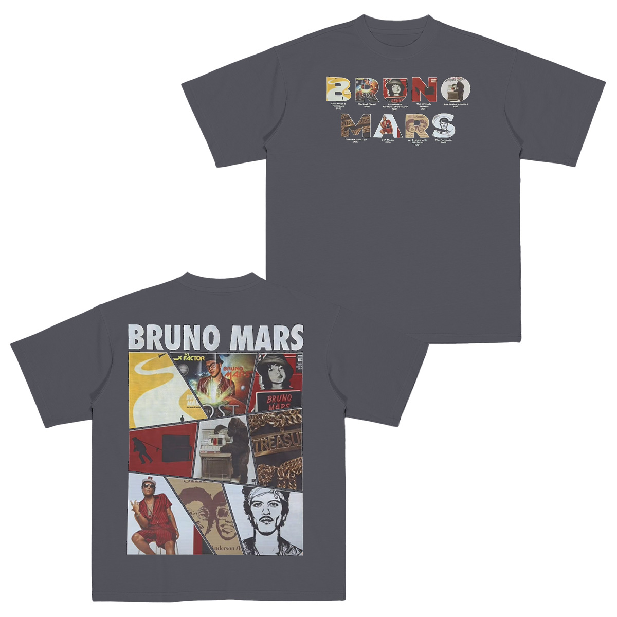 The Romantic Tour Bruno Mars Cotton Unisex T-shirt