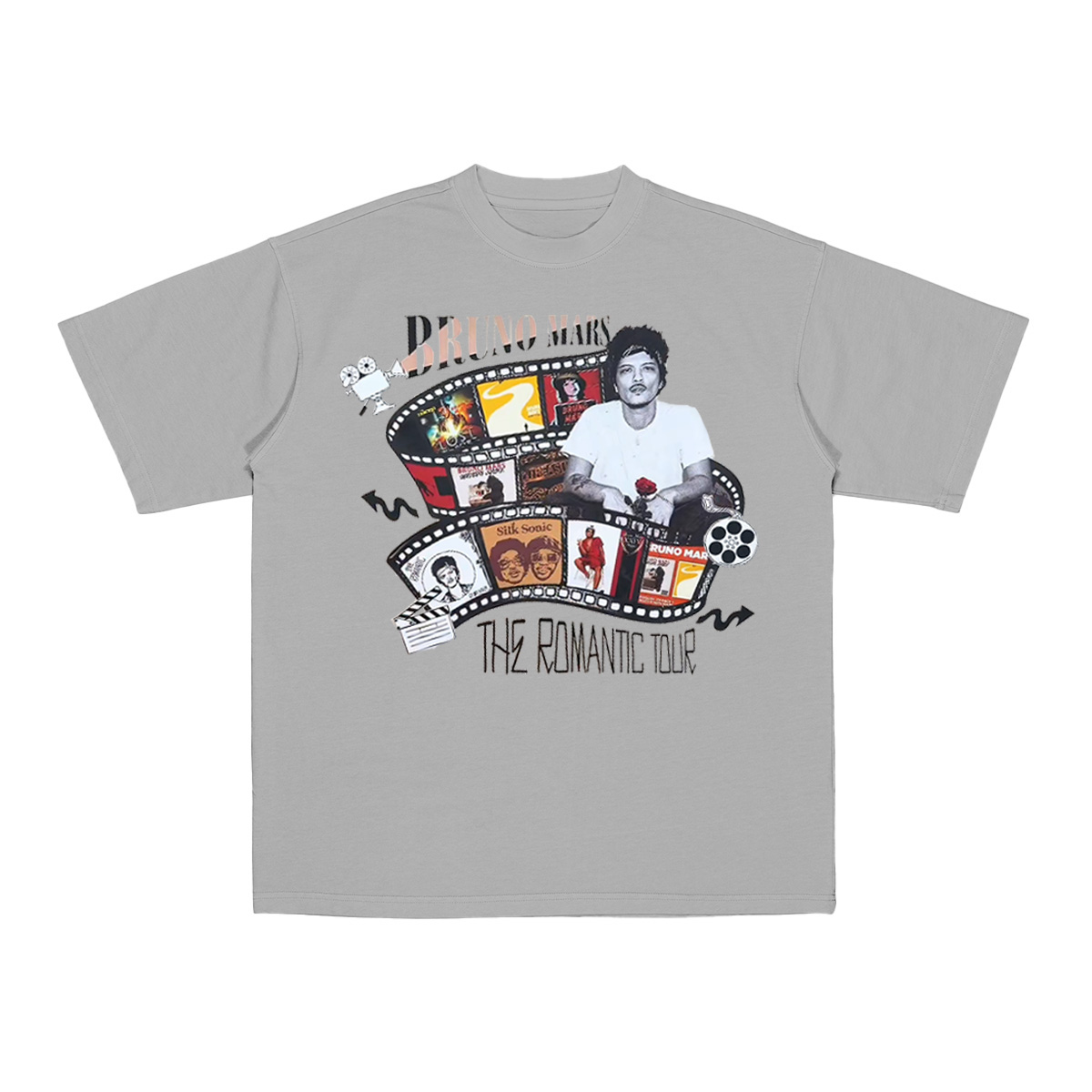 The Romantic Tour Bruno Mars Cotton Unisex T-shirt