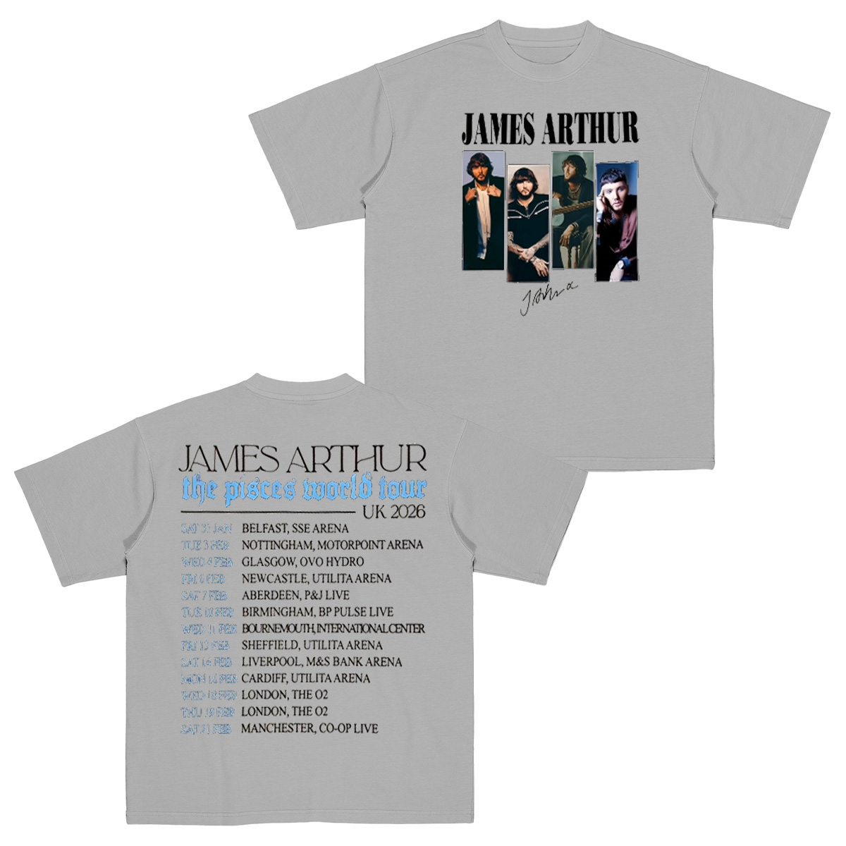 James Arthur Cotton Unisex T-shirt