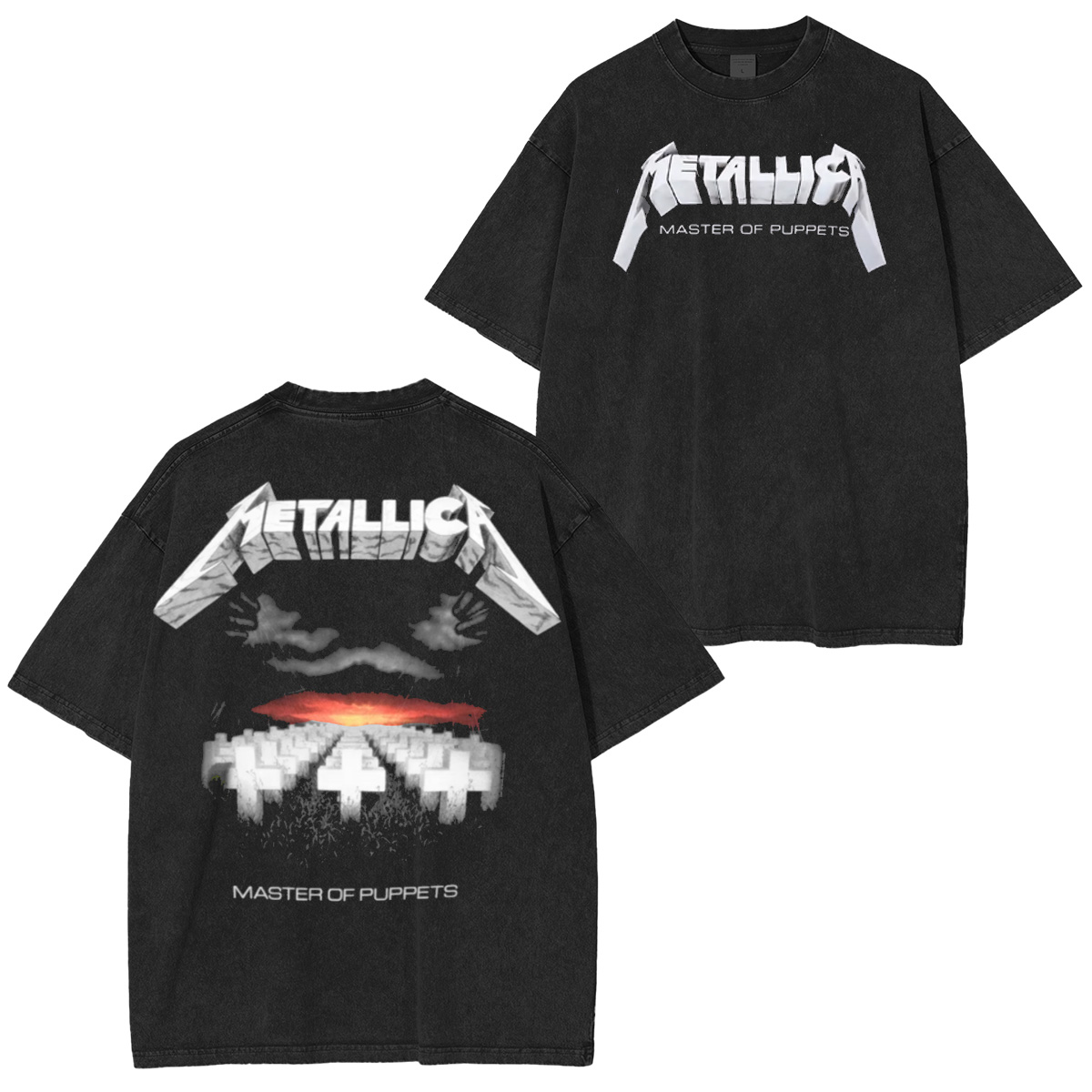 Master of Puppets Metallica Washed Unisex T-Shirt