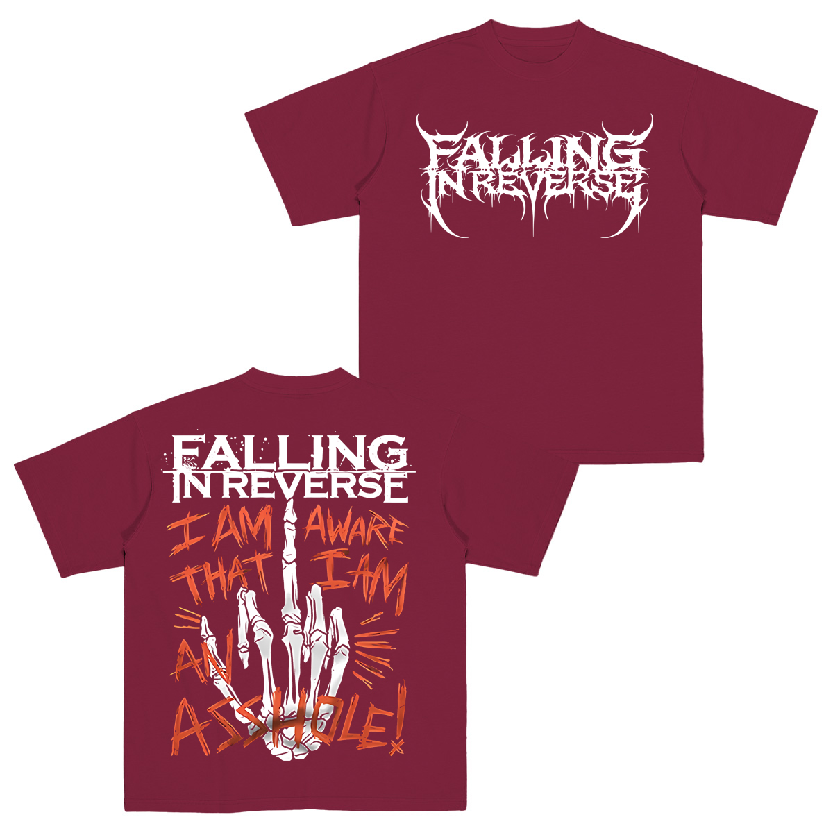 Falling In Reverse Cotton Unisex T-shirt