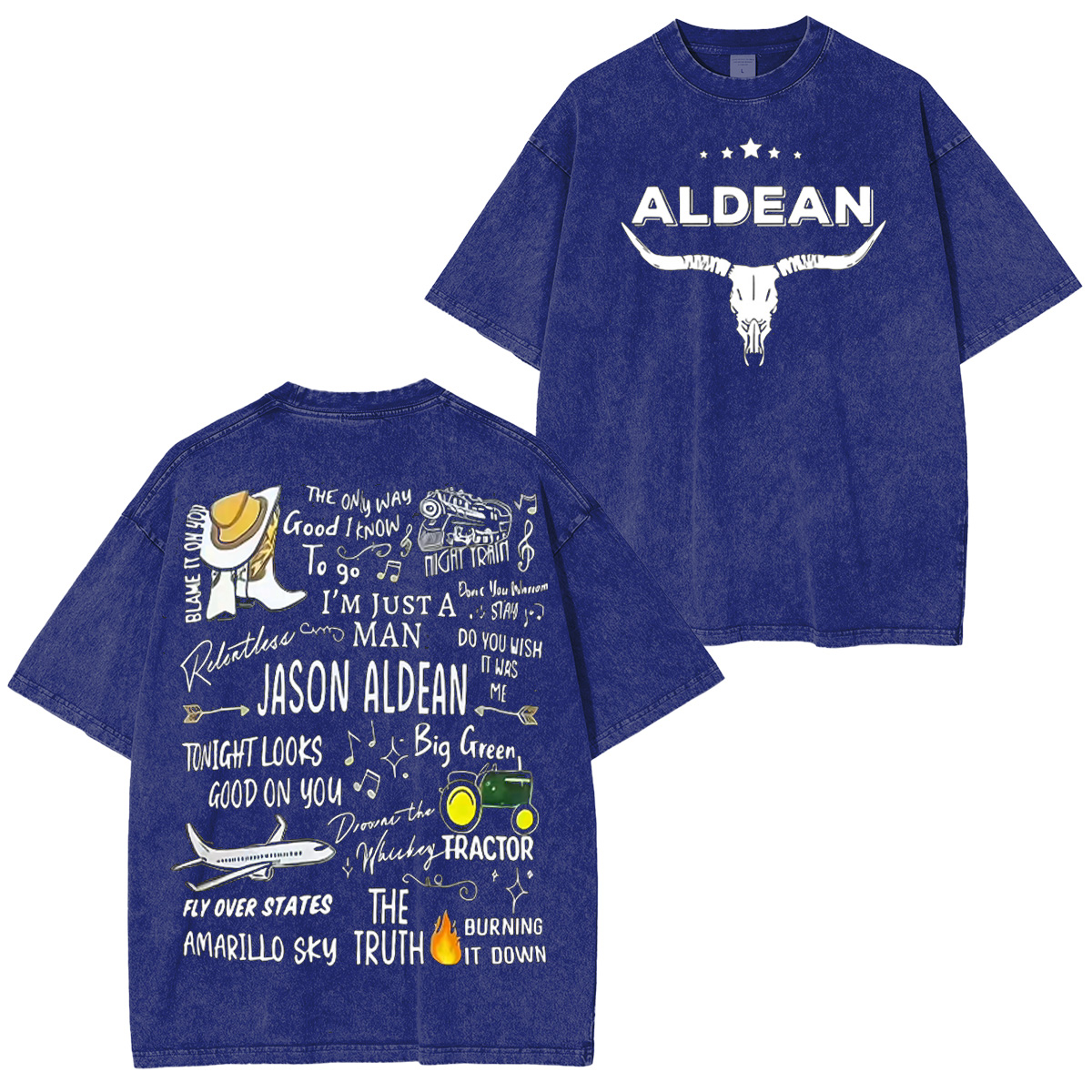 Jason Aldean Washed Unisex T-Shirt