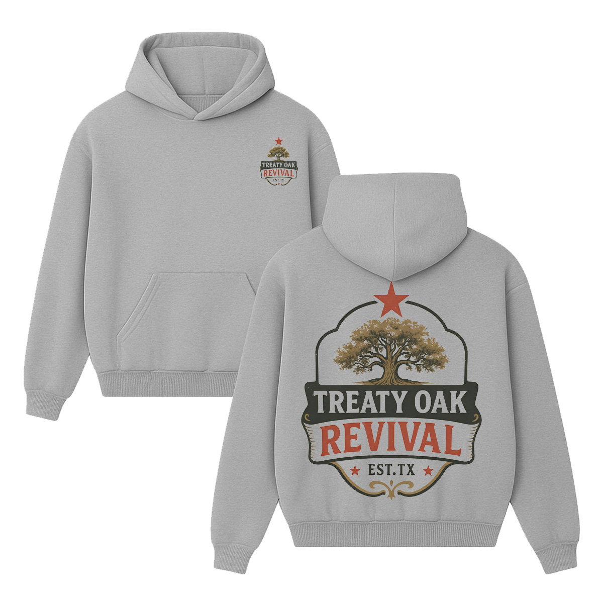 Treaty Oak Revival Unisex Cotton Hoodie