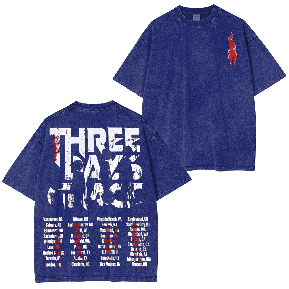 Three Days Grace Washed Unisex T-Shirt