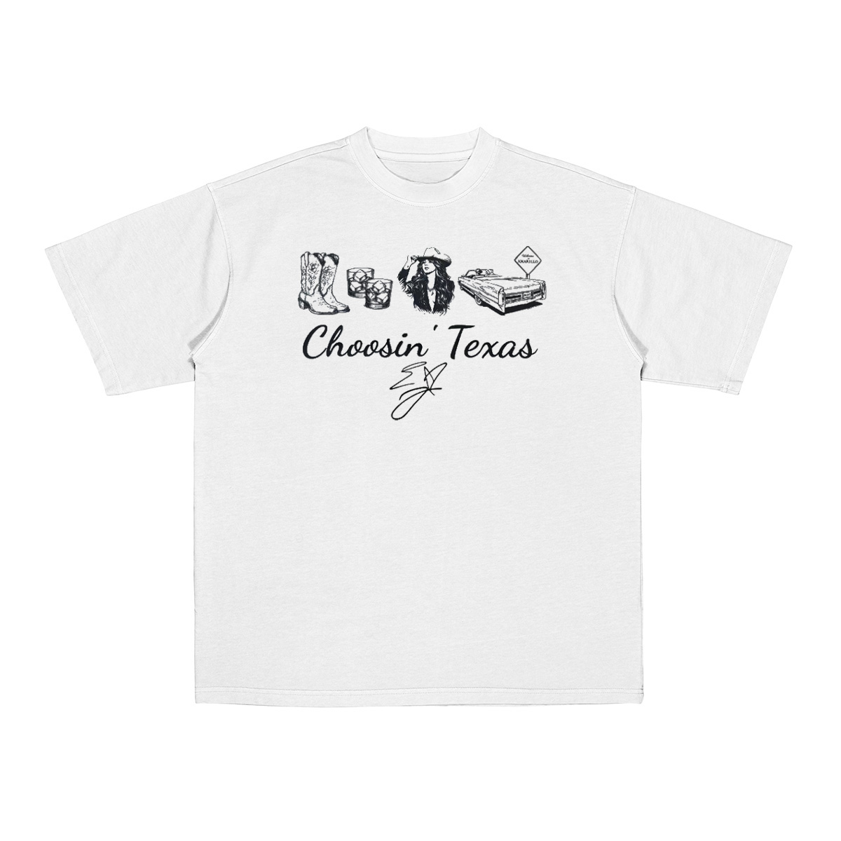 Choosin' Texas Ella Langley Cotton Unisex T-shirt