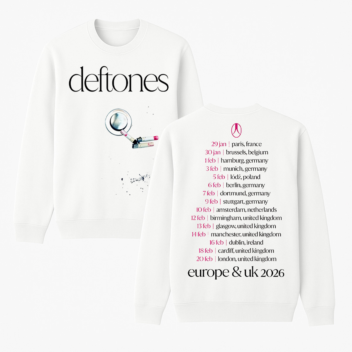 Deftones Unisex Cotton Creneck Sweatshirt